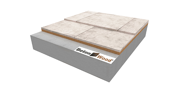 Isolamento termico per pavimento in fibra di legno e cementolegno con lastra BetonWood