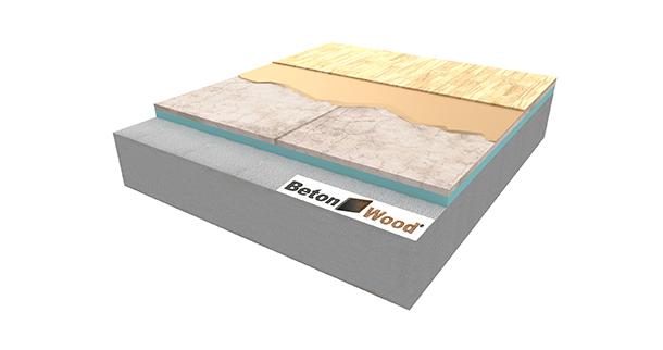 Isolamento termico per pavimento in polistirene estruso e cementolegno con autolivellante