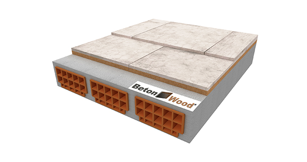 Isolamento termico per Solaio in fibra di legno e cementolegno con lastra BetonWood