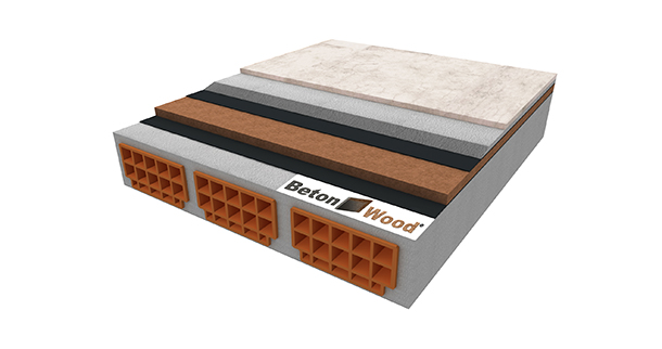 Isolamento termico per Solaio in fibra di legno FiberTherm Base, gettata in calcestruzzo e cementolegno BetonWood