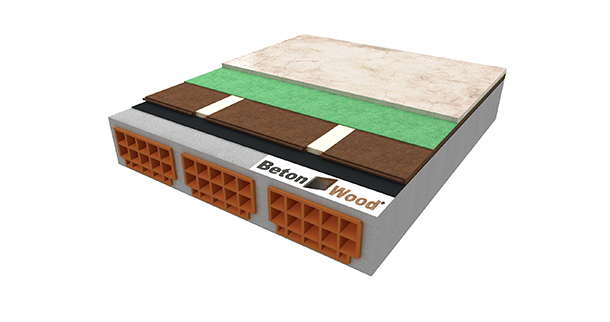 Isolamento termico per Solaio in fibra di legno FiberTherm Floor, Underfloor e cementolegno BetonWood